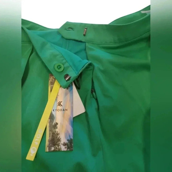 Kyodan NWT Kelly Green Golf Mini Skort Size P/S - Picture 7 of 9